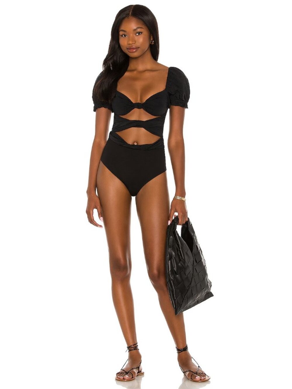 Agua Bendita Oria Dust One Piece in Black